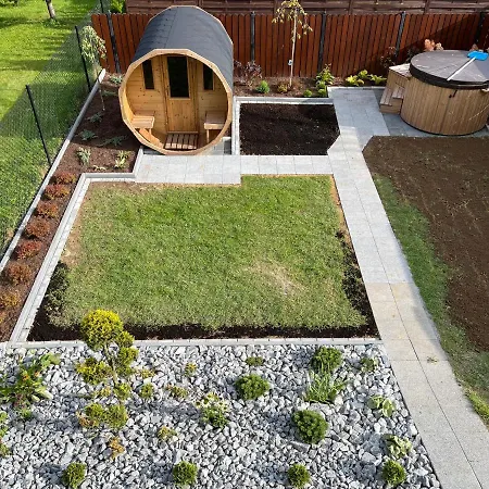 Osada Marcowa - Niebieski Z Sauna & Jacuzzi Dağ evi