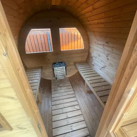 Osada Marcowa - Niebieski Z Sauna & Jacuzzi 샬레 자코파네