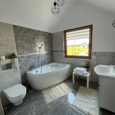 Osada Marcowa - Niebieski Z Sauna & Jacuzzi 자코파네