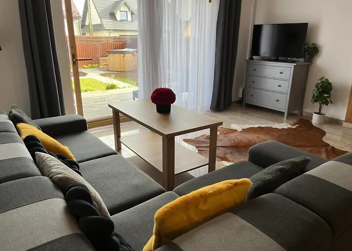 木屋 Osada Marcowa - Niebieski Z Sauna & Jacuzzi